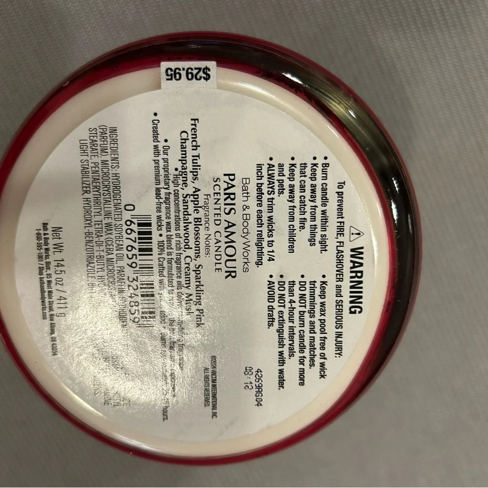 Bath & Body Works Emily in Paris Candle - Purple and Black